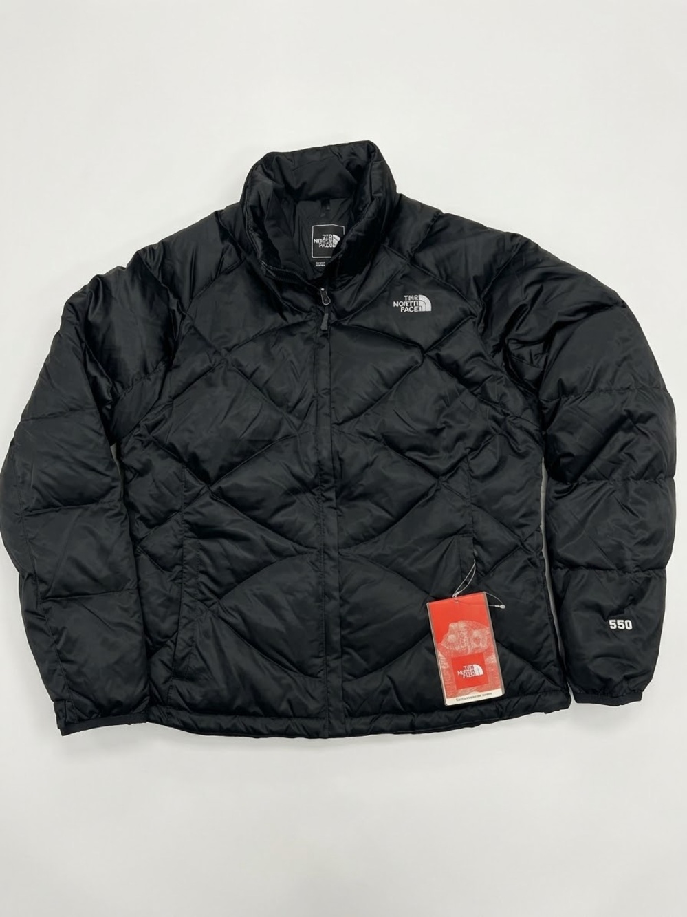 The North Face 550 Fill Aconcagua Quilted Black Down Puffer Jacket Women’s XL